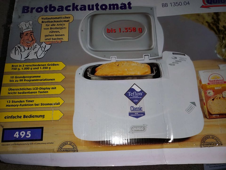 Brotbackautomat Quigg BB1350.04 in Geesthacht