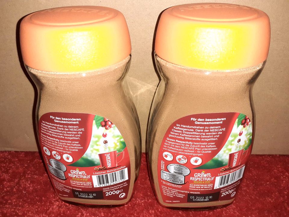 2x 200 g Nescafe CLASSIC Crema - löslicher Kaffee - MHDs überschr in Essen