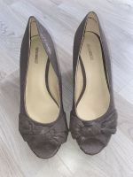 Wedges Schuhe braun 39 Glitzer Schleife neu Wuppertal - Barmen Vorschau