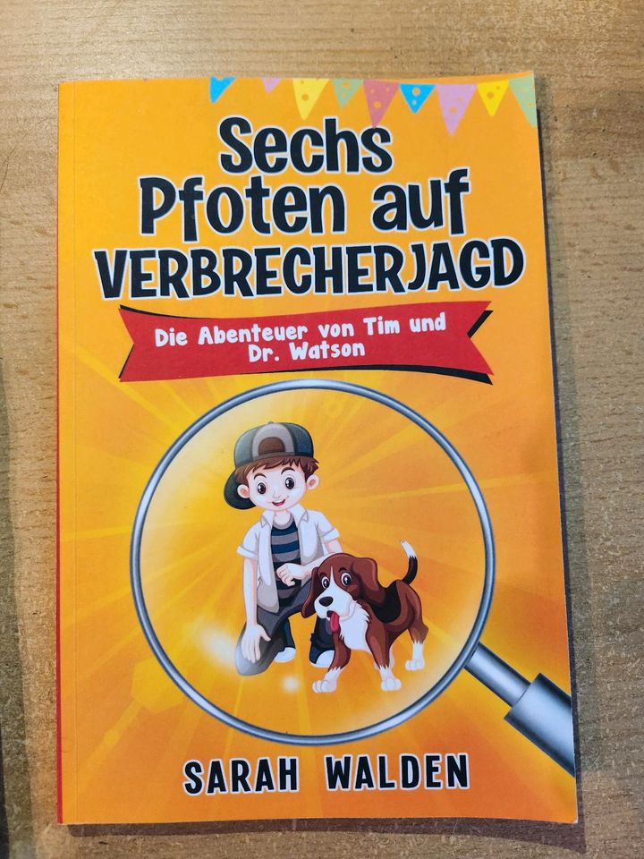 Kinderbuch Sechs Pfoten auf Verbrecherjagd in Taufkirchen