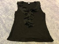 H&M Hennes Mauritz Top Shirt S 36 Schwarz Boho sexy Sommer Bayern - Ergolding Vorschau