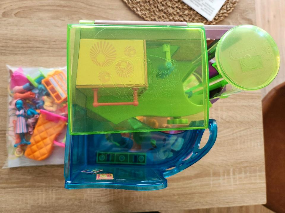 Originales Polly Pocket Apartment, Friseur, Cafe, mechanisch, Set in Hanau