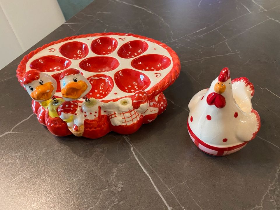 Geschirr Set Ostern Küche Teller Porzellan Dekoration in München