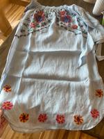 ❤️ Zara ❤️ Kleid Gr L mit Stickerei hellblau Bayern - Partenstein Vorschau