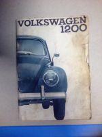 Volkswagen Betriebsanleitung 1200 1963 Vollständig Original Nordrhein-Westfalen - Detmold Vorschau