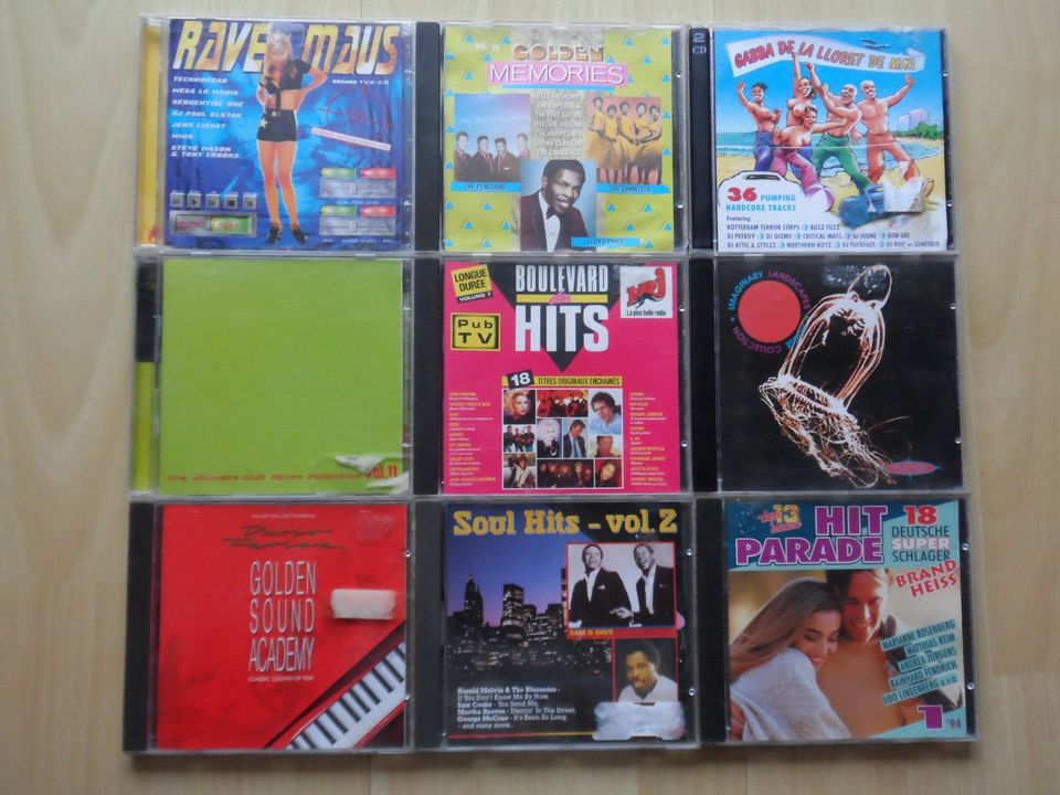 (9) 108 Sampler CD's Stück 1 €uro Schlager Hits, Charts, Club So. in Ludwigshafen