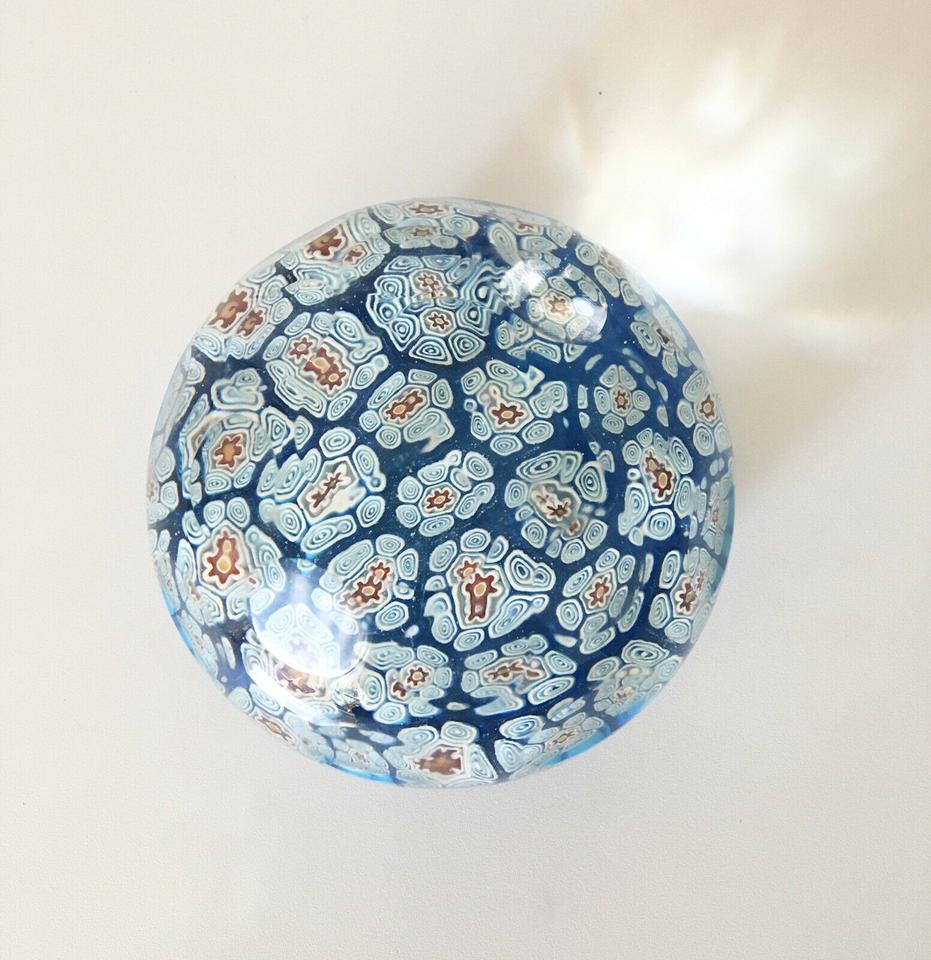 Selten! Antik ArtDeco Murano Millefiori Briefbeschwerer 12cm in Düsseldorf