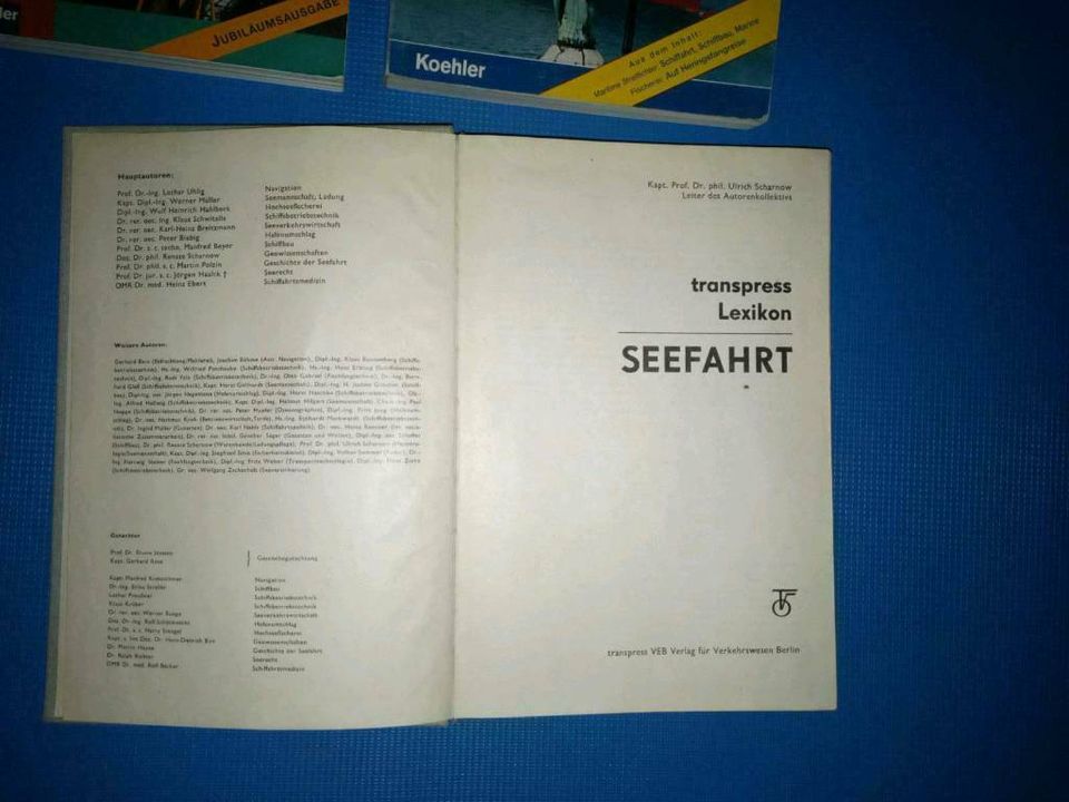 Köhlers Flottenkalender 2001 2000 Englisch für die Seewirtschaft in Sassnitz