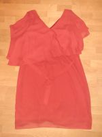 Festliches Kleid mit Chiffon rot C&A *Dresses* Jessica 44/XL Düsseldorf - Gerresheim Vorschau