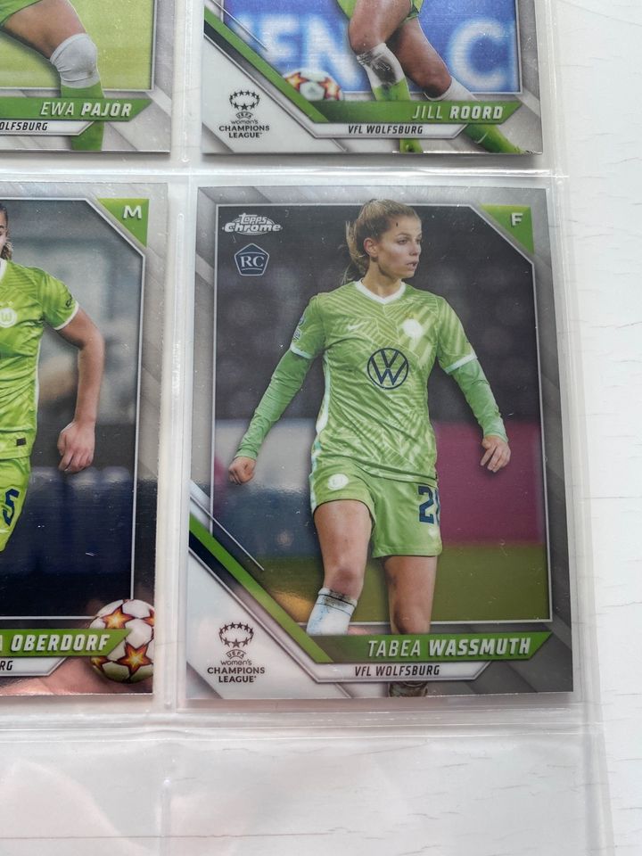 VFL Wolfsburg Frauen Sammelkarten Trading Cards Fussballkarten in Stuttgart