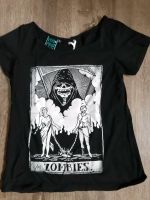 Shirt Zombie Tarot Totenkopf schwarz Schnürung Too Fast XL(38/40) Niedersachsen - Weener Vorschau