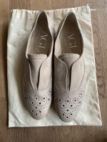 AGL Sommer Loafers Gr. 41,5 hellbeige Hessen - Königstein im Taunus Vorschau