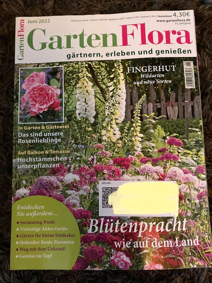 6 Ausgaben "GartenFlora Feb-Juli 2022 in Kaiserslautern