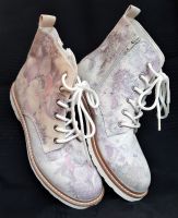 Catwalk Stiefeletten Gr. 37 weiß-violett/pastellfarbene Blumen Niedersachsen - Braunschweig Vorschau