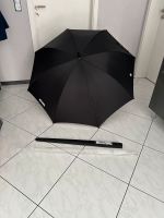 Großer Moschino Regenschirm schwarz mit Werbedruck NEU Hessen - Seligenstadt Vorschau
