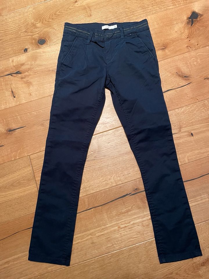 Neue blaue Name it Chino Hose Gr 134 in Kerpen