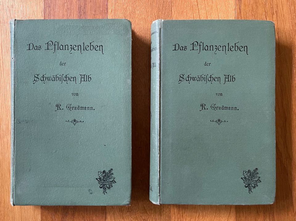 Das Pflanzenleben der Schwäbischen Alb Bd. 1&2, R. Gradmann, 1898 in Calw