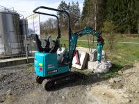 Mikrobagger Minibagger Kettenbagger 1 t nur 75cm breit mieten Bayern - Konzell Vorschau