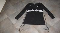 Shirt_Tunika_Langarm_schwarz_weiß_Bindung * Heine * 42_L Niedersachsen - Gifhorn Vorschau
