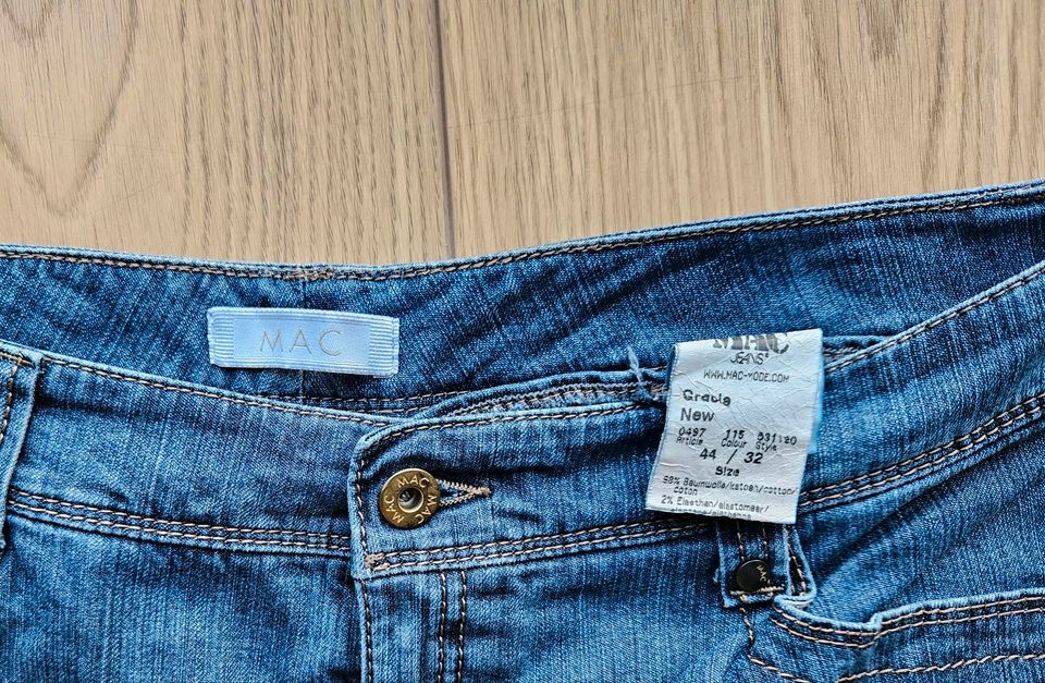 Neue blaue MAC Jeans Gr 44 in Weiden (Oberpfalz)