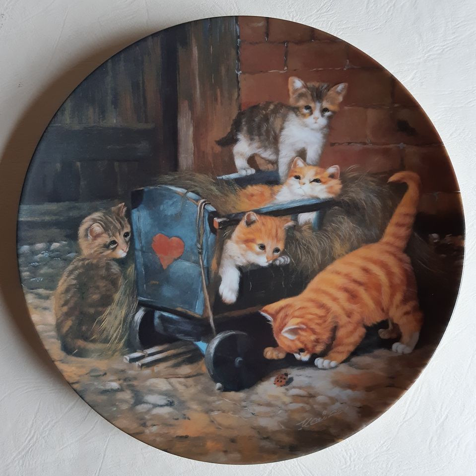 Katzen Sammel Teller "Die Spielkameraden", Nr. A 3247. in Biedenkopf