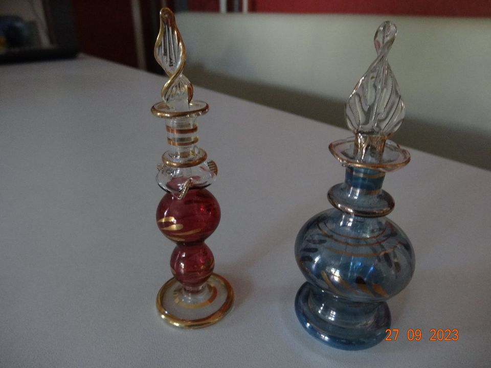 orientalische Parfumflacons,Dekoration,sammeln,Glas,Parfum in Kirchanschöring