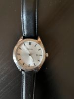 Fossil Uhr Armband Leder schwarz Silber Bayern - Simbach Vorschau