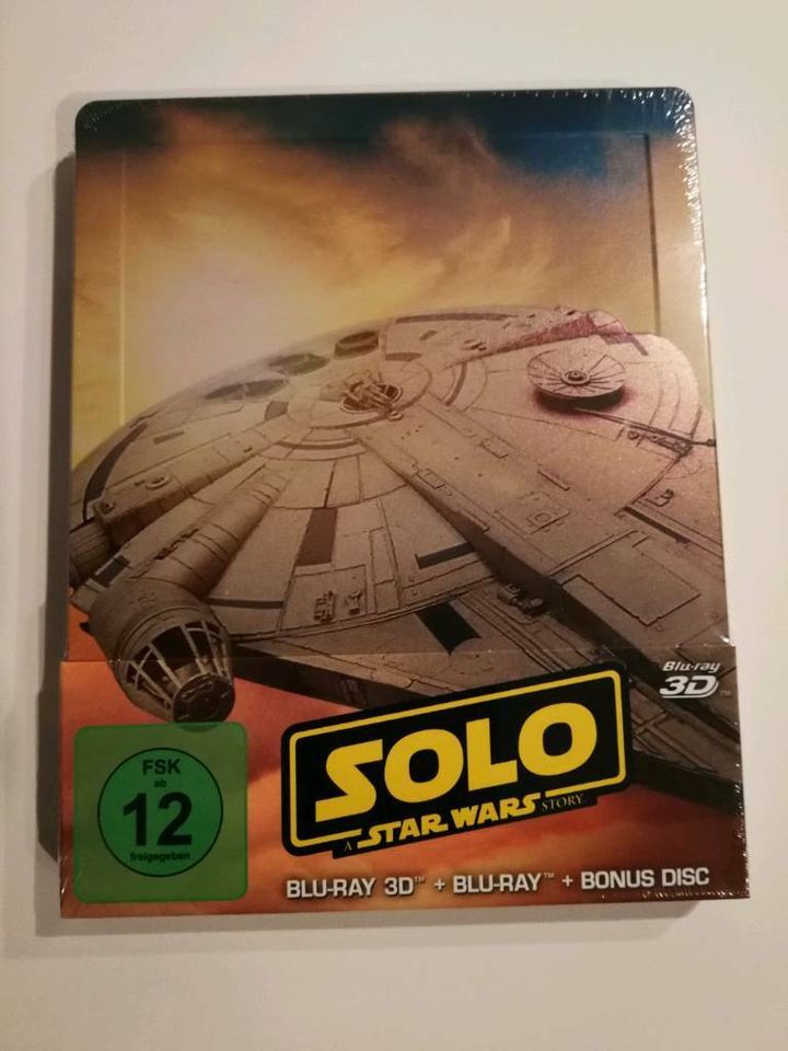 Star Wars 4x Blu-ray Steelbook 3D Macht, Rogue, Solo, Jedi in Kerken