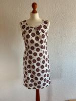 Kleid 36-38 Etuikleid weiß braun gemustert edel Reißverschluss Bayern - Simbach Vorschau