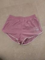 Adidas 80er Shorts Vintage Hose kurz lila weiß Flieder xs s 34 36 Baden-Württemberg - Esslingen Vorschau