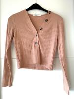 NA-KD Pullover Oberteil Shirt bauchfrei Crop Gr. L mit Knöpfen Hannover - Ahlem-Badenstedt-Davenstedt Vorschau