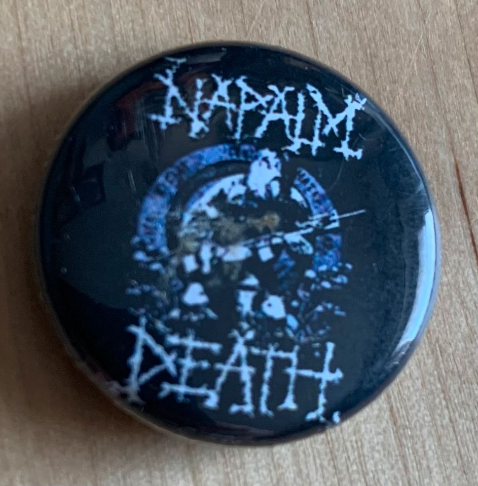Napalm Death Button Anstecker Pin in Ückeritz