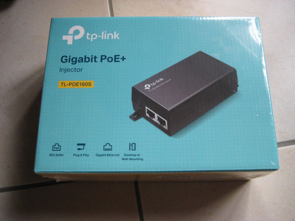 Gigabit PoE+ Injector TP-Link TL-POE160S, Neu in Algermissen