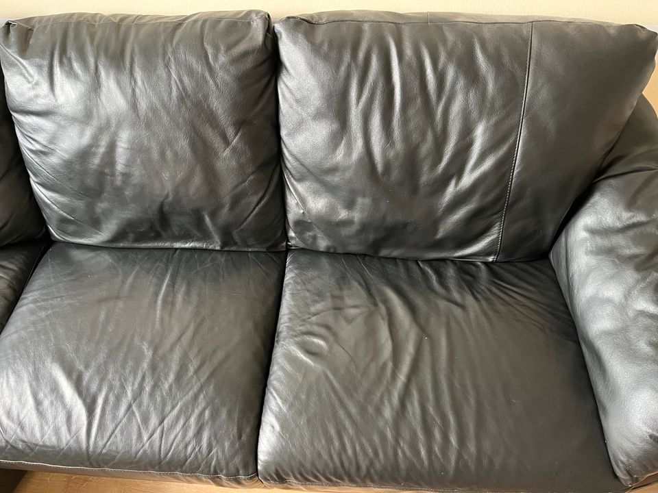 Sofa, Leder, Couch, Ecksofa in Rostock