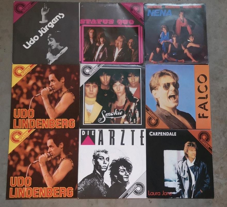 Single Schallplatten Vinyl Mix Falco, Ärzte, Smokie Sammlung in Rostock