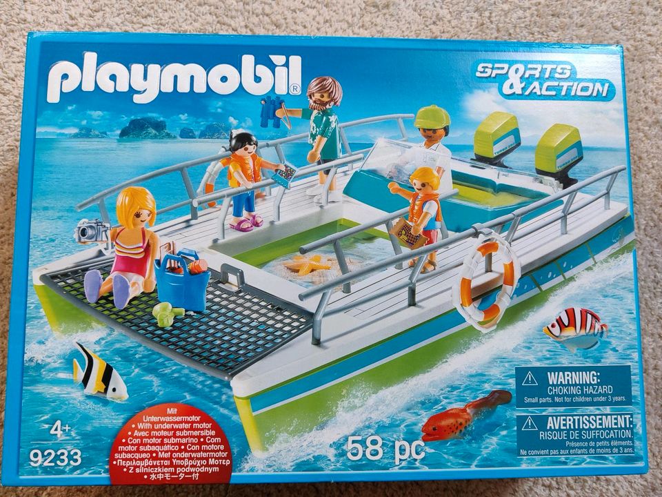 Playmobil 9233 Glasbodenboot mit Unterwassermotor in Crailsheim