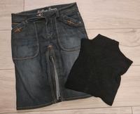Tommy Hilfiger Jeans Rock Glitzer Shirt bauchfrei S Bayern - Lappersdorf Vorschau
