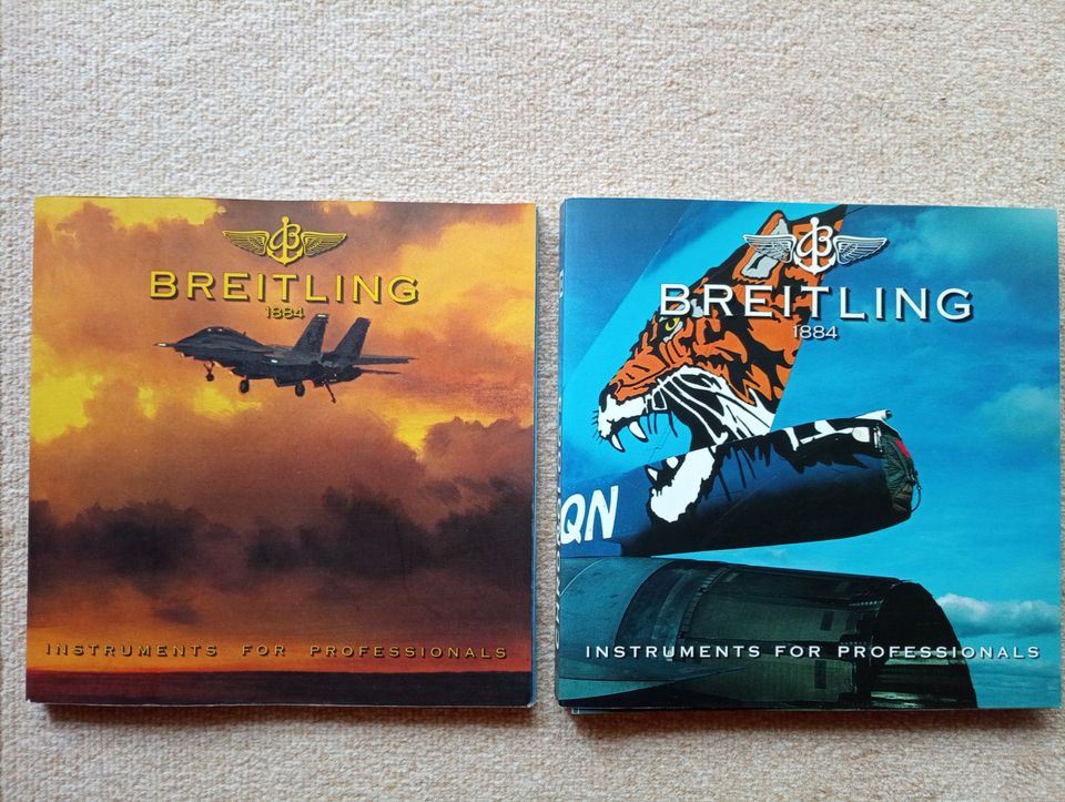 Breitling Kataloge 1997-2017 inkl. aller Preislisten in Offingen