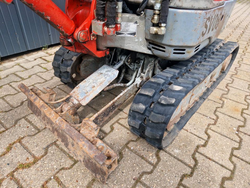 Yanmar SV08 Microbagger Minibagger 2 Zylinder BJ05 Netto 7500 EUR in Mönchengladbach