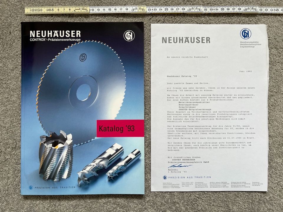 Katalog '93 Neuhäuser CONTROX-Präzisionswerkzeuge in Bremen
