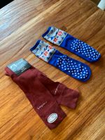 Stulpen Socken stoppersocken weiß blau rot Weihnachtssocken Bayern - Fürth Vorschau