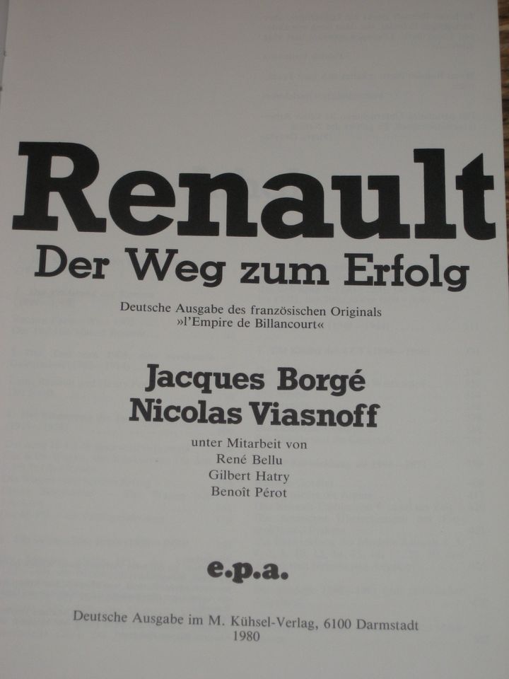 ! Für Renault - Liebhaber ! 5 Bücher-Schnäppchen & 6 Postkarten ! in Syke