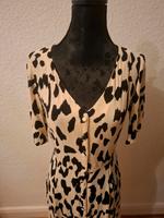 Schwarz-cremefarbenes Leo animal print Kleid von Mango in Gr. XS Kreis Pinneberg - Halstenbek Vorschau