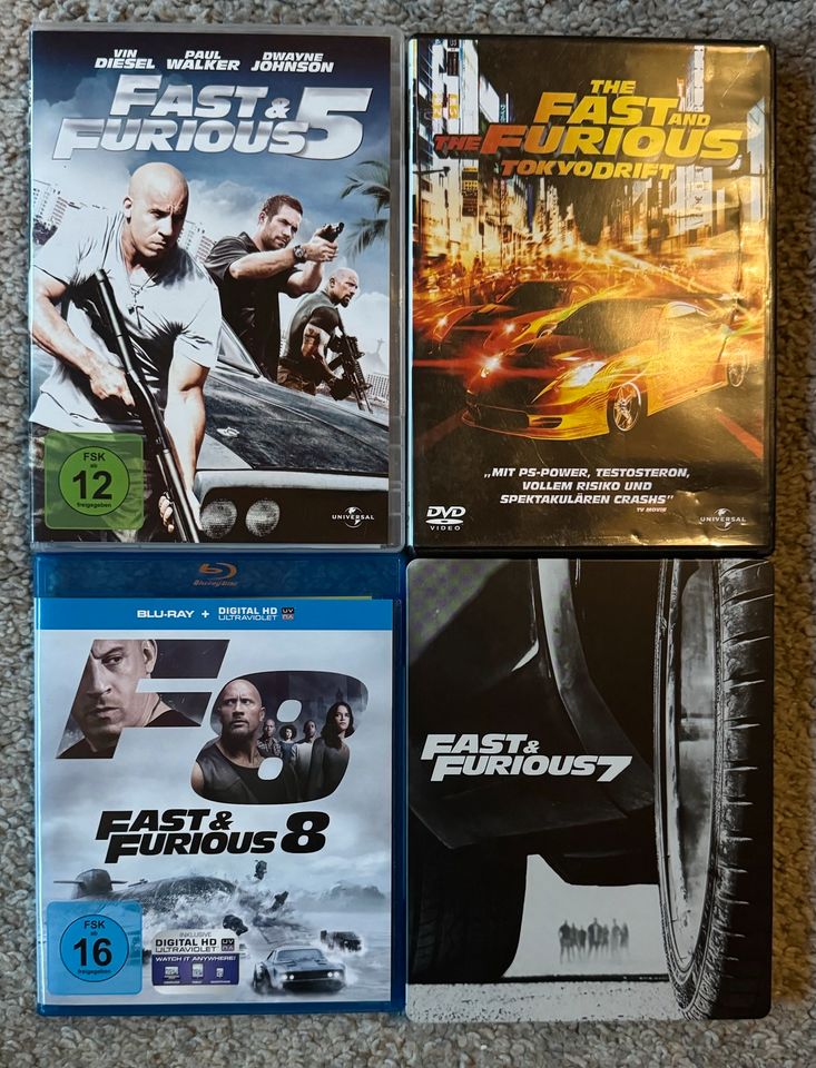 DVD & Blu-Rays Fast & Furious 4 Stück in Holzappel (Rhein-Lahn-Kreis)