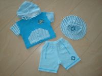 süßes blaues Baby Set von campus in Gr. 56 - bestehend aus Kapuze Thüringen - Weinbergen Vorschau