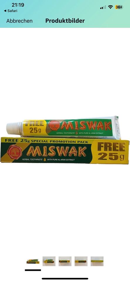 Miswak Zahnpasta in Herne