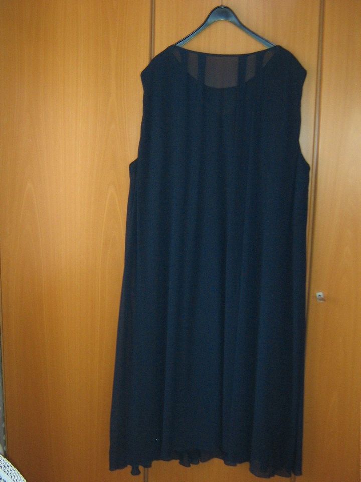 langes dunkelblaues Kleid, Abendkleid, Gr. 56, von Sheego in Stein