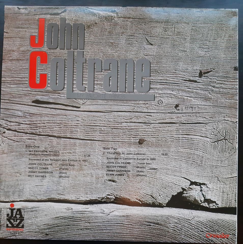 SELTEN LP/Vinyl: JOHN COLTRANE "My Favorite Things" Live in Tübingen