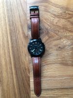 Fossil Grant Chronograph Black Dial Brown Leather Mens Sachsen - Chemnitz Vorschau