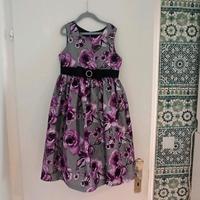 Kleid Cocktailkleid Mädchen Gr. 140 Hochzeit silber lila Blumen Rheinland-Pfalz - Koblenz Vorschau